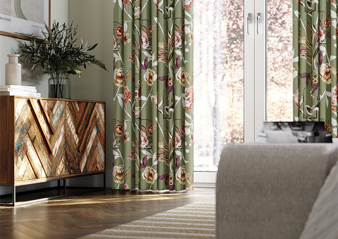 Abigail, Sage - Made to Measure Curtains - Image 5
